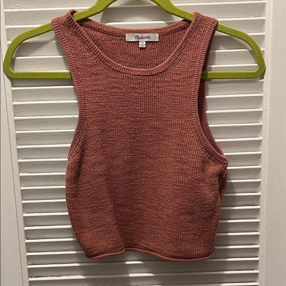 Madewell knit crop top